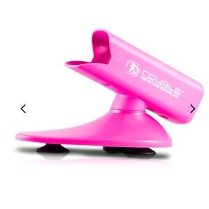 Royale Heat-Resistant Flat Iron Holder, Pink – Wall, Glass or Counter Mount
